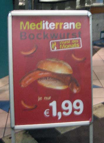 Mediterrane Bockwurst