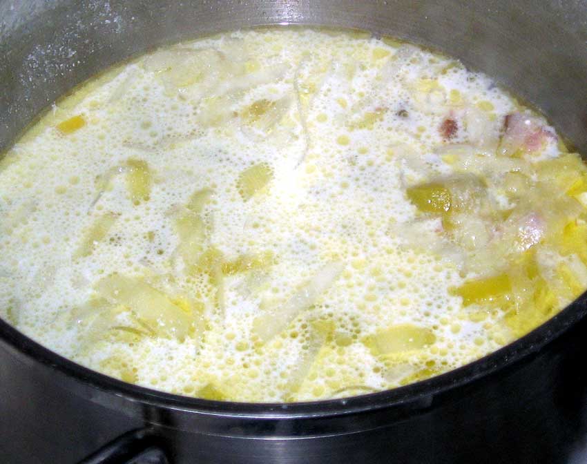 Spanschlauchsuppe